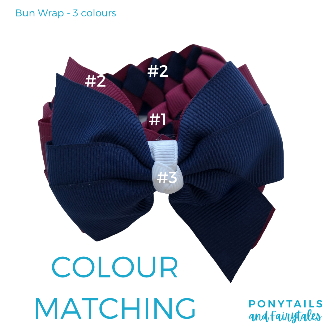 Bun Wrap - Combined Colours - Ponytails and Fairytales