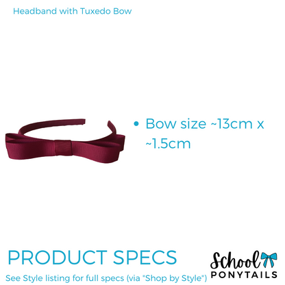 School Basics Kit -Tuxedo Bow (10pc) - Ponytails and Fairytales